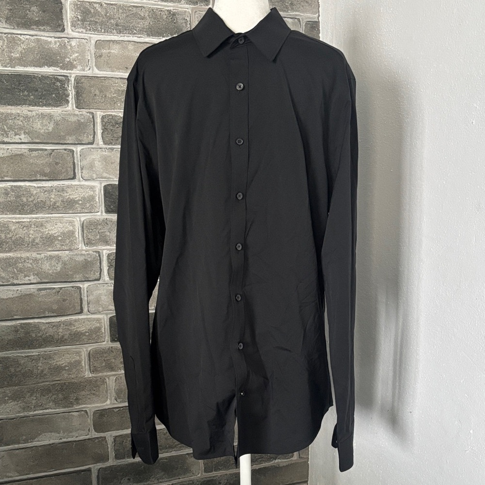 Express Men's Classic Black Dress Shirt